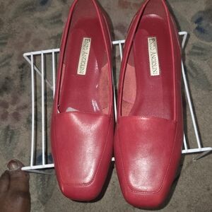 Enzo Angiolini Bold Red Flats